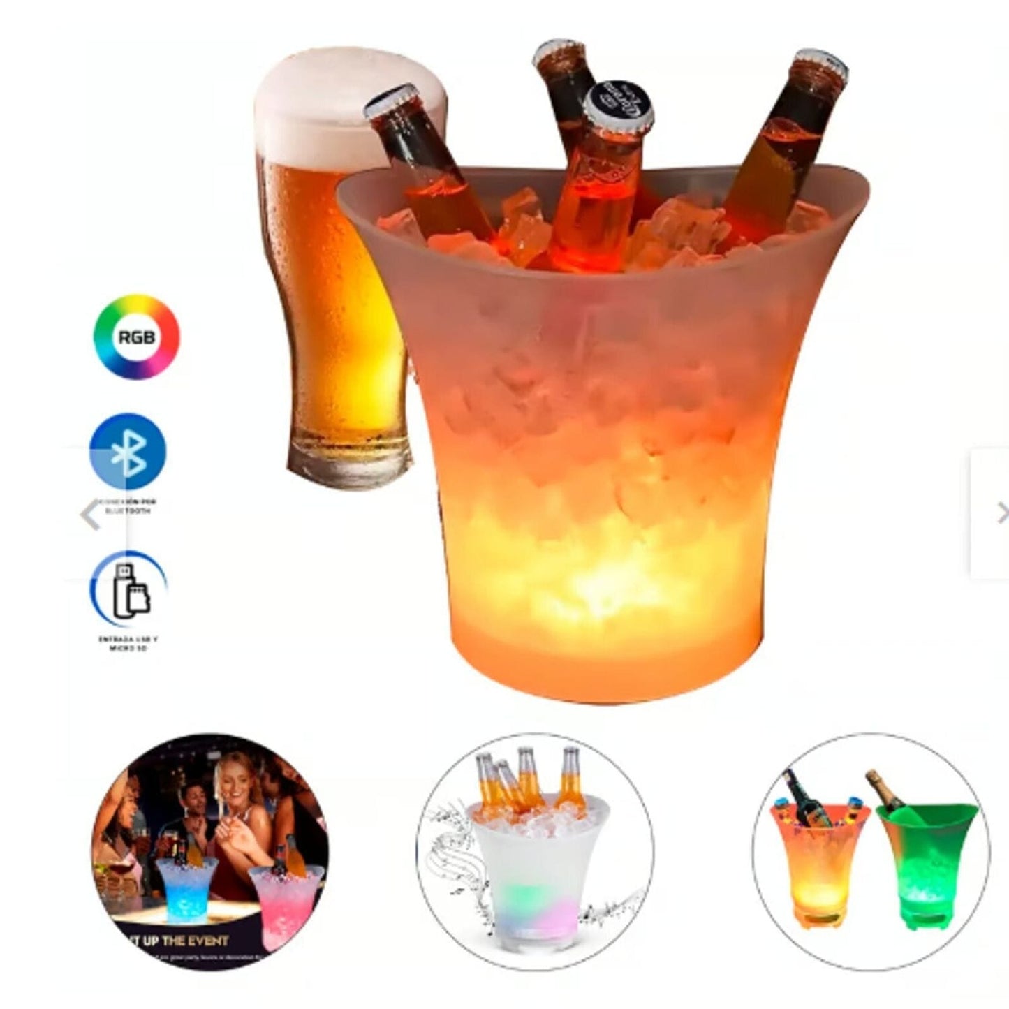 Parlante Hielera Bluetooth 5L