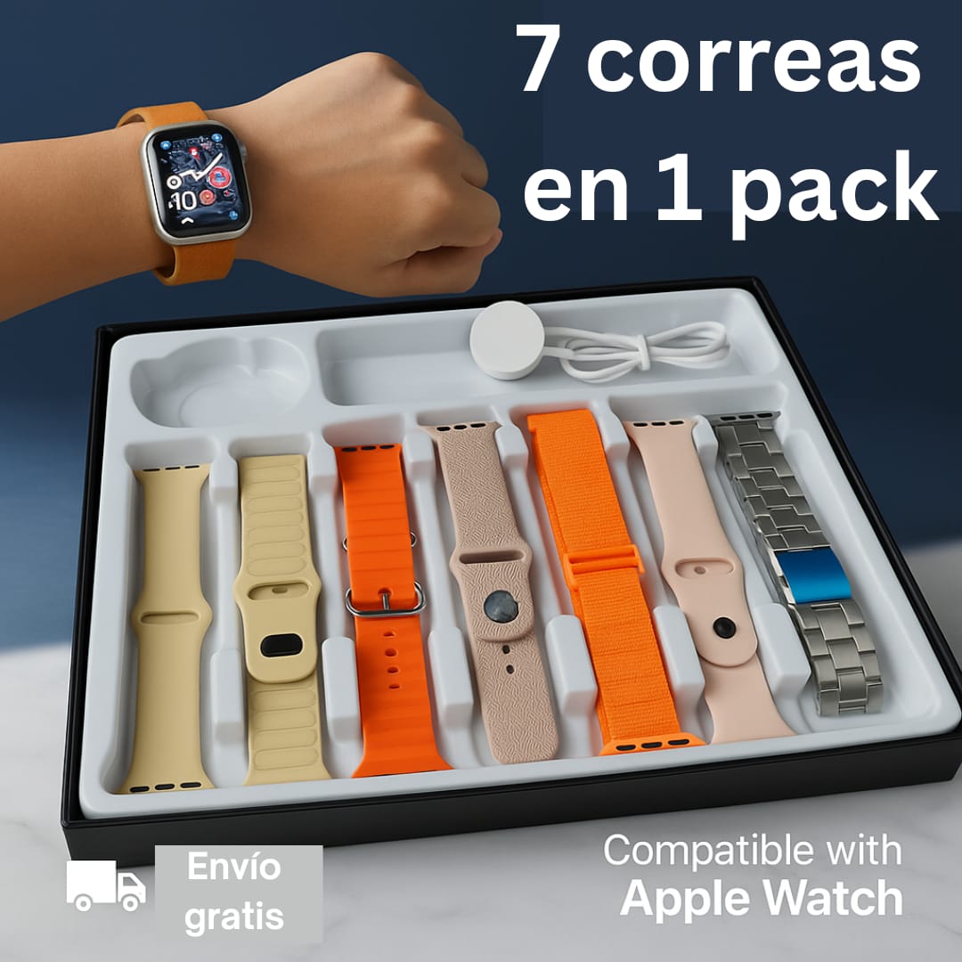 ⌚ Smartwatch  + 7 correas