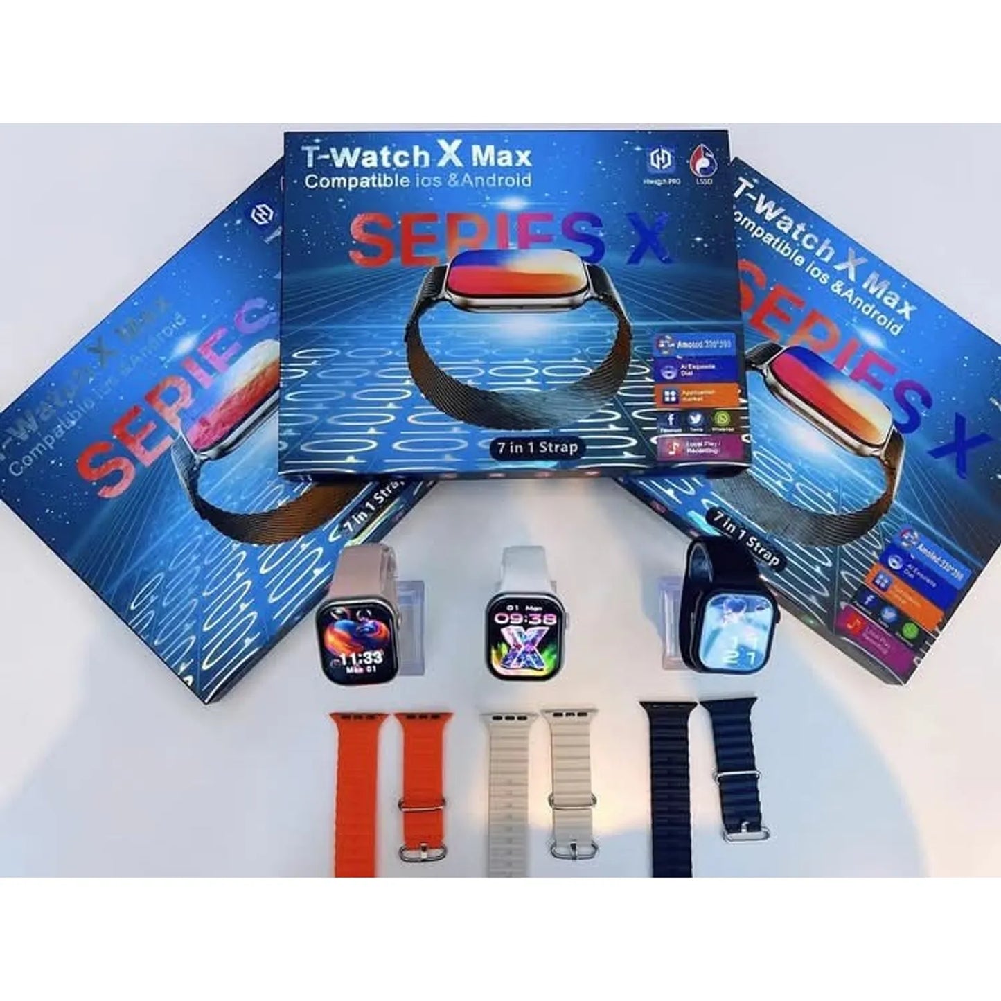 ⌚ Smartwatch  + 7 correas